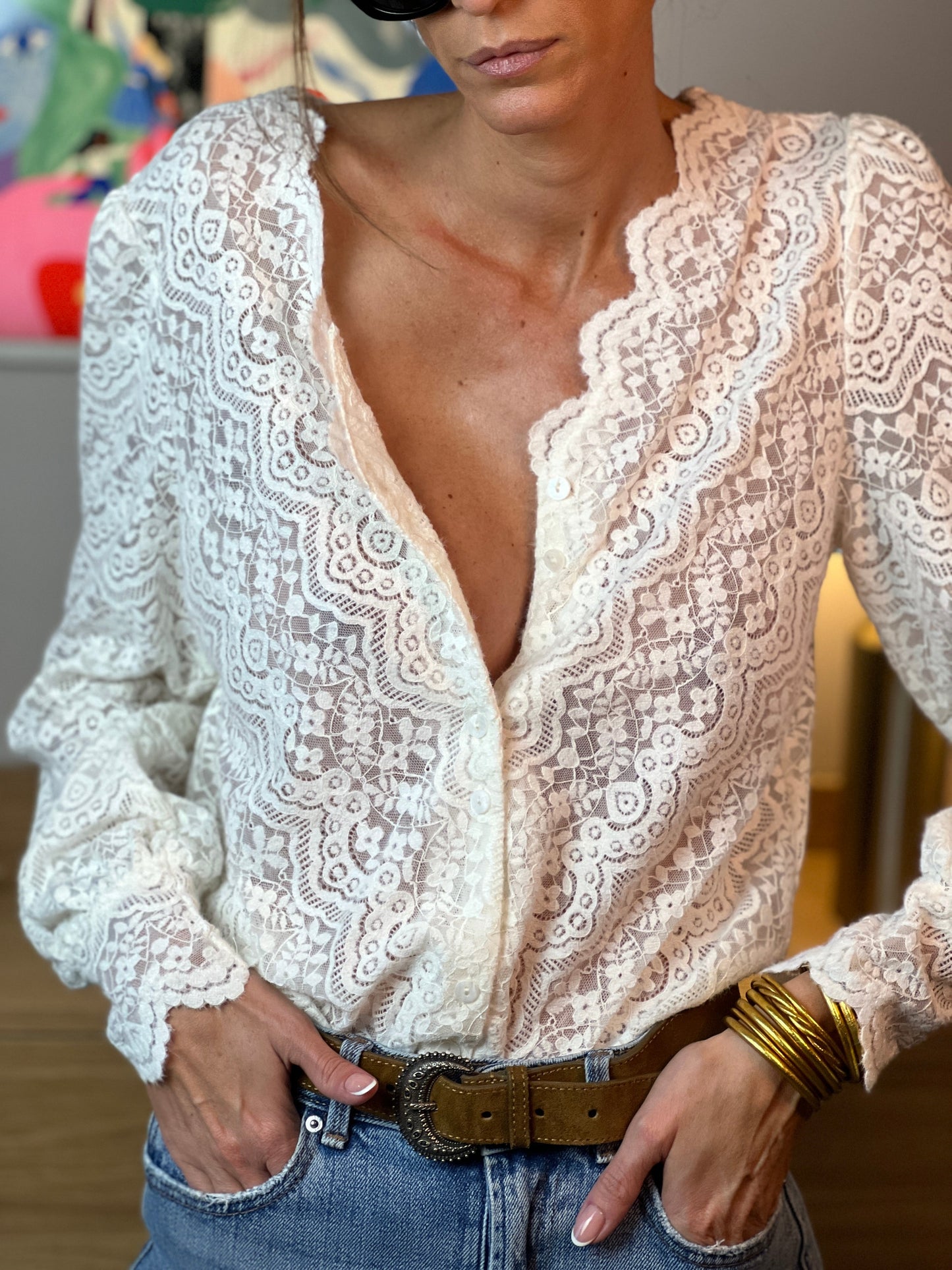 Blusa de punto Hippoline