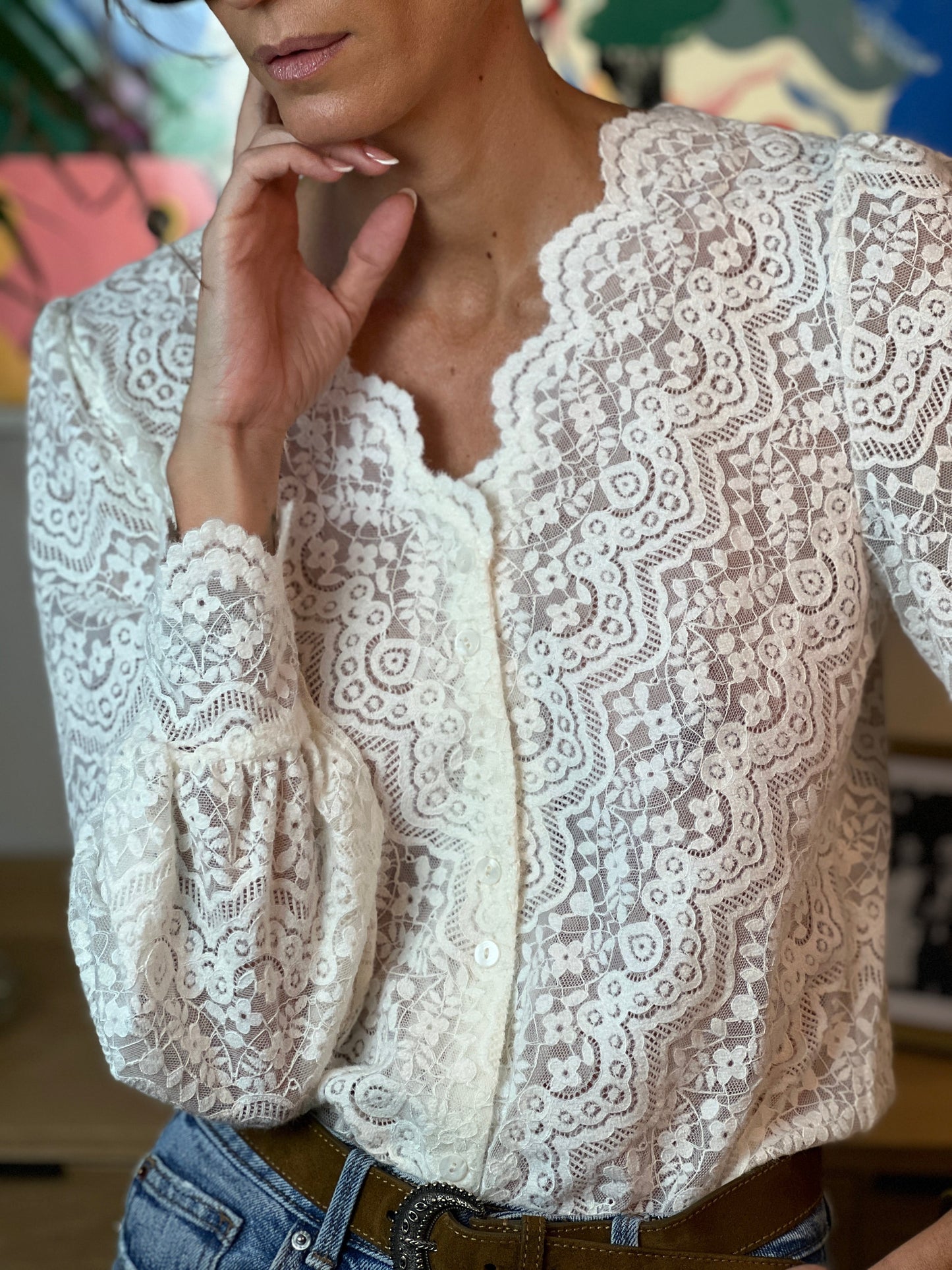 Blusa de punto Hippoline